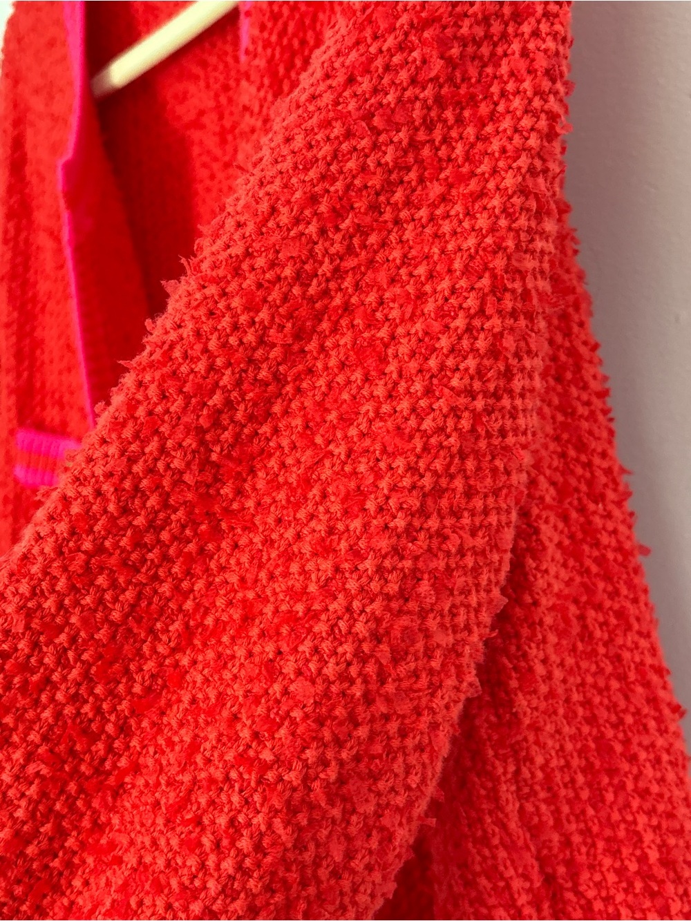Lilly Pulitzer Nalayna Bouclé Cardigan Size XL Fuzzy Preppy Pocket Cozy Layering - Picture 11 of 16